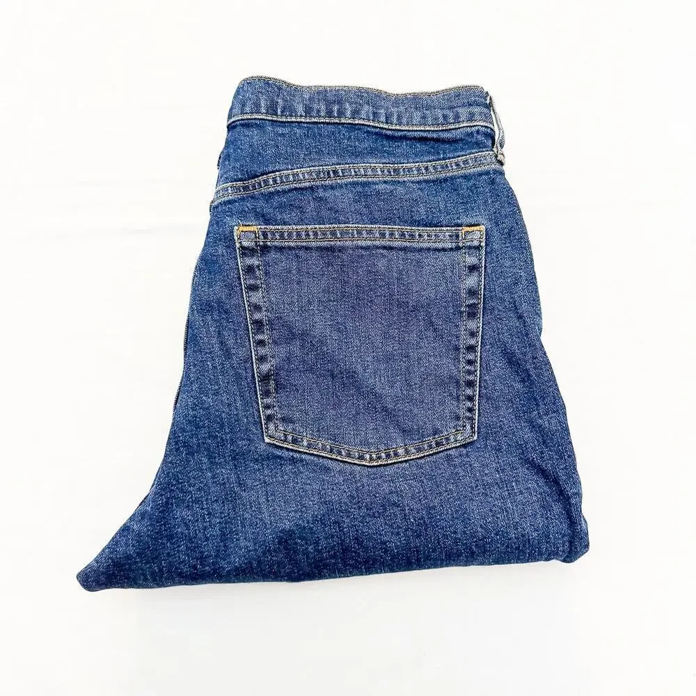 Everlane The Original Cheeky Jean Zip Fly Straight Leg Denim Size 32 Short